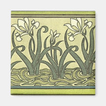 Kunst Nouveau Iris - Magnet