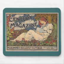 Kunst Nouveau - Jahrhundert-Zeitschrift Mousepads