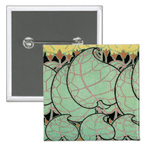 Kunst Nouveau Muster #10 Buttons