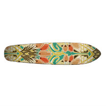 Kunst Nouveau Muster #11 Bedruckte Skateboarddecks