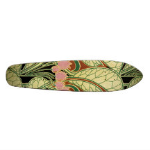 Kunst Nouveau Muster #1 Bedrucktes Skateboard