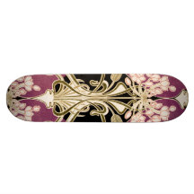 Kunst Nouveau Muster #2 Bedruckte Skateboarddecks