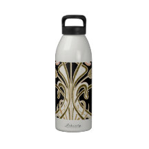 Kunst Nouveau Muster #2 Trinkflasche