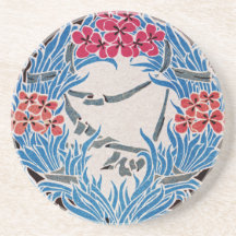 Kunst Nouveau Muster #6 Bierdeckel
