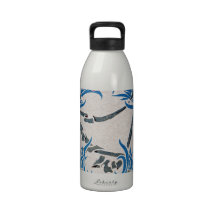Kunst Nouveau Muster #6 Wiederverwendbare Wasserflasche
