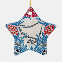 Kunst Nouveau Muster #6 Weihnachtsornament