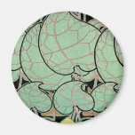 Kunst Nouveau Muster #9 Kühlschrankmagnet