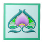 Kunst Nouveau schöne Blume Keramikkachel