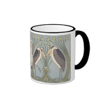 Kunst Nouveau Störche - Becher Kaffee Tasse