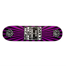 Kunst-Zar - Kerben-Gesellschaft (schwarzes Licht)  Individuelle Skateboards