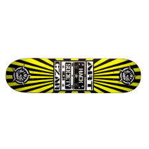 Kunst-Zar - Kerben-Gesellschaft (Summen-Bombe) - S Skateboard Deck