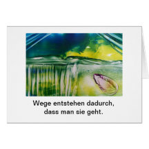 Kunstkarte: Wege entstehen dadurch, dass man sie g