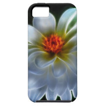 Künstlerische Dahlie-Blume iPhone 5 Schutzhüllen