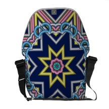 Künstlerische geometrische/abstrakte Botetasche Kuriertaschen