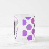 Künstlerischer Polka-Punkt-Schmetterlings-Becher tassen
