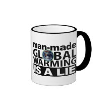Künstliche globale Erwärmung ist eine Lüge Kaffeetassen