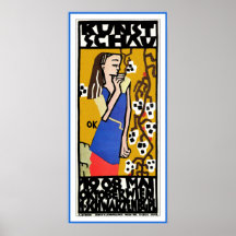 Kunstschau Wien Kunstausstellungs-Plakat - Kokosch