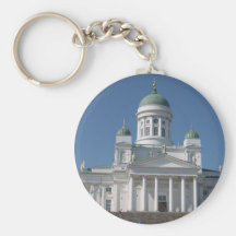 Kupfer-Gewölbte Kirche in Helsinki Schlüsselanhänger