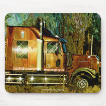Kupferner Fracht-LKW-Transport-LKW-Fahrer Mousepad