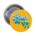 Kuppeln mein CHAI - lustiges stilvolles Retro Rema Button