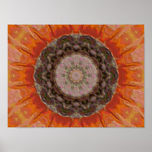 Kürbis-Kaleidoskop Posterdrucke