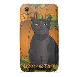 Kürbis-Katzen-Case-Mate-Fall iPhone 3 Case-Mate Hülle