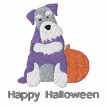 Kürbis-Schnauzer gesticktes Hemd (Polo)