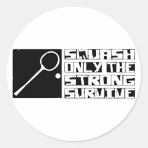 Kürbis überleben runde sticker