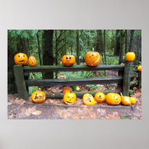 Kürbise des Waldes Posterdruck