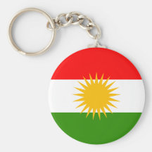 Kurdistan-Flagge Schlüsselanhänger