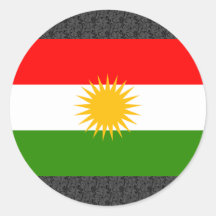 Kurdistan-Flagge Stickers