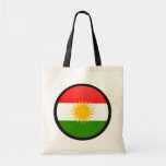Kurdistanqualität Flaggen-Kreis Tasche