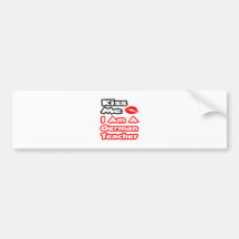 Küssen Sie mich,…, das ich ein deutscher Lehrer bi Auto Sticker