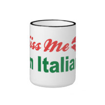 Küssen Sie mich, den ich italienisch bin Haferl