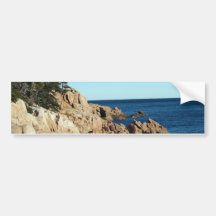 Küste des Bass-Hafen-Leuchtturmes Auto Sticker