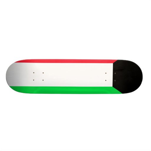 Kuwait-Flagge Personalisiertes Skateboarddeck