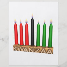 Kwanzaa Vollfarbige Flyer