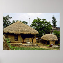 Kyongsangbuk-Tun - Hahoe traditionelles Dorf Posterdrucke