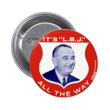 L.B.J. - Knopf Anstecknadelbutton
