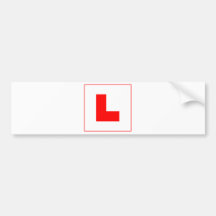L-Plate Learner Driver / Bachelorette Hen Night Bumper Stickers