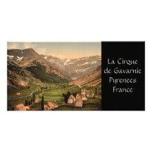 La Cirque de Gavarnie, Pyrenäen, Frankreich Individuelle Foto Karte