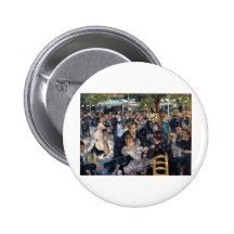 La Galette Le Moulin de durch Pierre Auguste Renoi Anstecknadelbutton