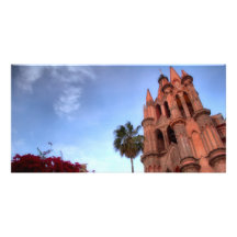 La Parroquia, San Miguel de Allende, Foto-Karte Photokartenvorlagen