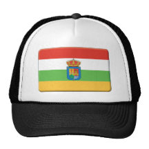 La Rioja Flag PERSONALIZE Mesh Hat