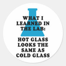 Labrador-Glas Sticker