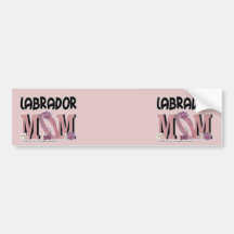 Labrador-MAMMA Autoaufkleber