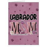 Labrador-MAMMA Grußkarte