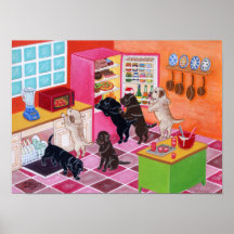 Labrador retriever-Kunst-Druck Posterdruck