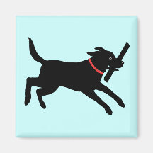 Labrador retriever (Schwarzes) Magnete