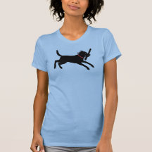 Labrador retriever (Schwarzes) T-shirt